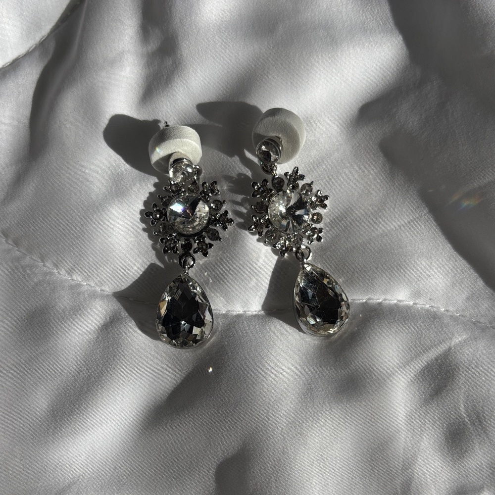 Elegant Silver Drop Earrings